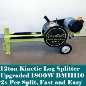 12 Ton Kinetic Log Splitter 1800W Electric Log Splitter BM11130