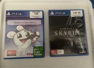 PS4 games for sales