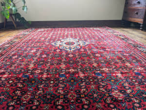 Very large handmade persian rug