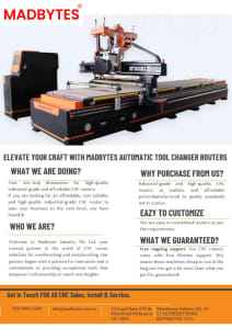 Elevate your craft with madbytes automatic tool changer routers