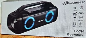 Boombox Bluetooth Large Light Up Speaker (new in box)