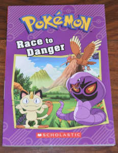 POKEMON Race to Danger - Paperback Book - EUC