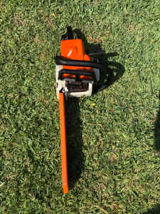 Stihl MS 180 C chainsaw, with a 350mm Bar, has been serviced