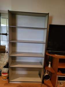 Book shelve, shelving cabinet, shelves like grey. Pick up in Nerang. 