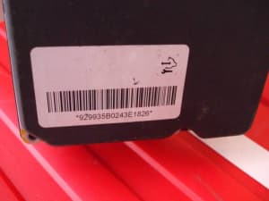 SV6 Holden Commodore 2010 ABS module Number (****9935)