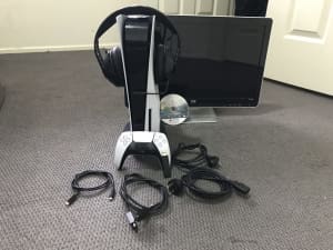 play station 5, dualsense controller and RIG 800 PRO HX Gaming Headset