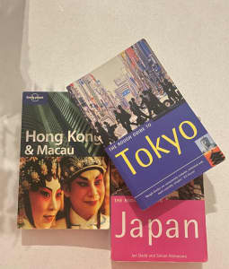 Tokyo, Japan, HongKong/Macau Travel Books 