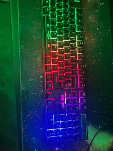 RGB Gaming Keyboard and Mouse (USB)