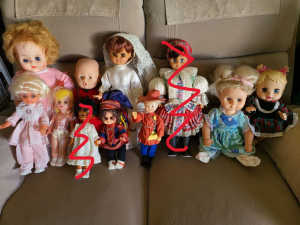 Doll Collection for sale - vinyl dolls