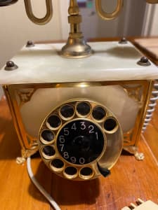 Antique marble phone