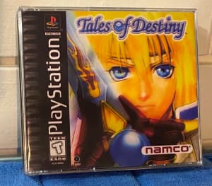 Playstation 1 Tales of Destiny, preloved vintage, 1997, complete
