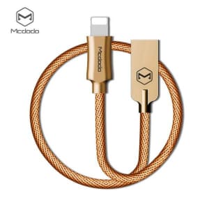 (NEW SEALED) Mcdodo Lightning USB Data Charging Cable (GOLD 1.2m)