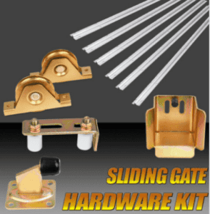 The classic diamond grille security door DIY Sliding gate kit
