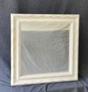 Small mirror, wooden frame