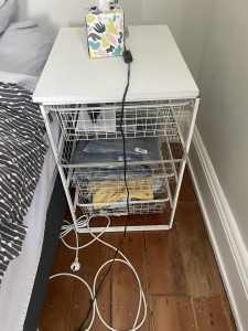 Bedside drawer unit 3 basket