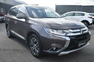 2015 Mitsubishi Outlander ZK MY16 Exceed 4WD Brown 6 Speed Sports Automatic Wagon