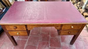 Antique Wooden Desk (some character - potential restoration project)
