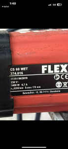 Flex wet saw