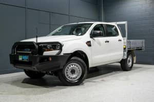 2016 Ford Ranger PX MkII MY17 XL 2.2 (4x4) White 6 Speed Automatic Crew Cab Chassis