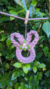 Easter Macrame Bunting - Musk with Various Colours $15 each