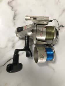 DAM Quick AT165 Fishing Reel & spare spool