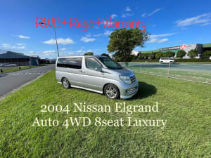 2004 Nissan Elgrand Auto 4WD 8seat Luxury /🎁Rwc✔️Rego✔️Warranty✔️🏁 