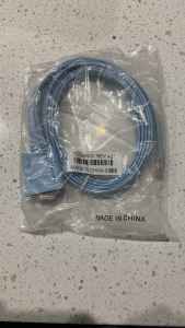 New Cisco Genuine Console Serial Cable DB9 to RJ45 1.8m 72-3383-01