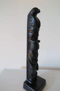 Vintage Boma Totem Pole Statue Canada Native Haida Art