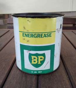 Collectable Vintage BP Grease Tin