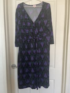 Leona Edmiston paisley dress - size 20