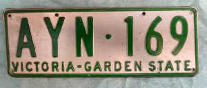 Victorian registration plate