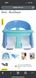 Dreambaby Premium Bath Seat for babies