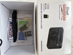 Dash cam, Street Guardian SG665XS V2 1080p with 128 gig micro card