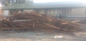 TIMBER jarrah , karri Demolition timbers NOT denailed