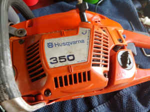 pending. Husqvarna 350 chainsaw
