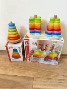 Kids rainbow stacker bundle