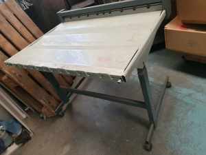 Oce plan printer arhitectural drawing delivery steel table for folding