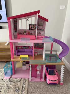 Barbie Dream House, Car, Scooter, Ambulance & Van