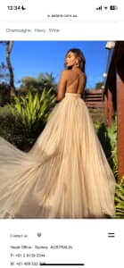 Jadore Evening Gown (JX5035, Champagne)