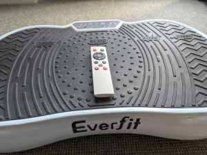 Everfit Vibration Machine Plate Platform Body Shaper Home Gym White