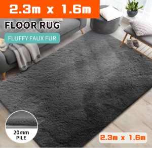 Floor Rug Area Soft Shaggy Carpet 2.3x1.6m *PICKUP/DELIVERY*
