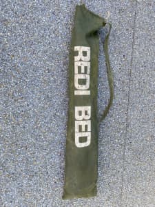 Camping Stretcher Bed, Redi Bed Brand, With Springs
