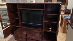Entertainment Unit with TV