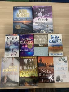 Books novels Nora Roberts x 10