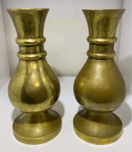 Church Brass Vases