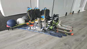 Individual ski boots and skis sale