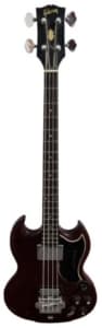 Gibson 1967 Electric Bass Guitar Cherry Red Eb-3