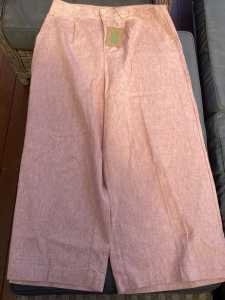 Gorman Germanium Pink Culottes size 14 BNWT