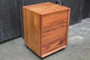 Eaglemont - 450mm Bedside Table - Solid Tasmanian Blackwood Timber