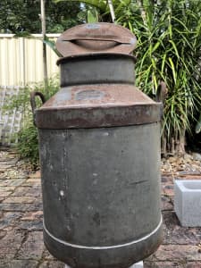 Old Queensland dairy urn 